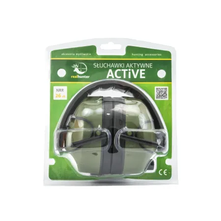 Słuchawki ochronne Active - Olive - RealHunter