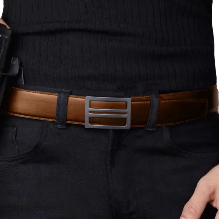 Pas strzelecki Kore Essentials Leather Gun Belt X1 tan