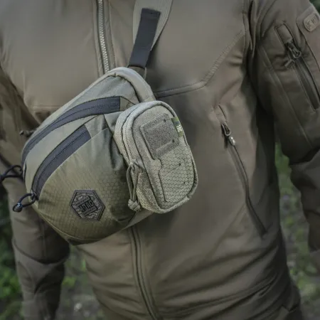 Ergonomiczna M-Tac kieszeń naramienna Elite Hex zielona