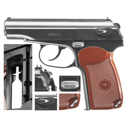 Pistolet wiatrówka Borner PM-X 4,5 mm BB CO2