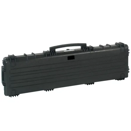 Kufer na broń Megaline 135x35x13,5 czarny z klamrami gąbka