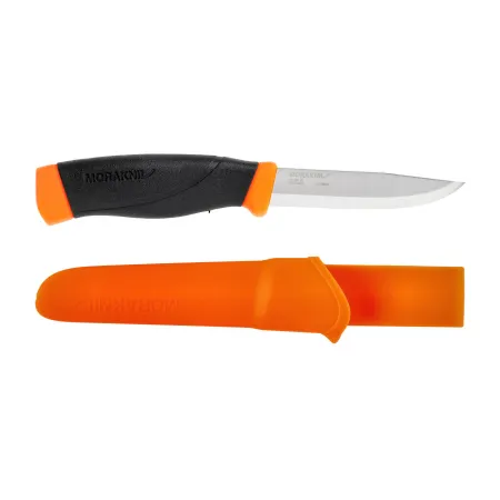 Nóż Morakniv Companion F Heavy Duty pomarańczowy stal węglowa