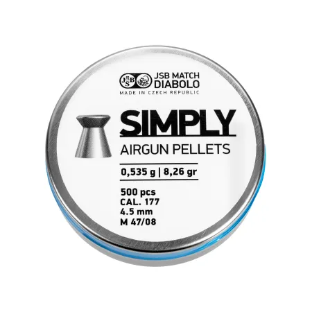 Śrut diabolo JSB Simply 4,5 mm 500 szt. 0,535 g