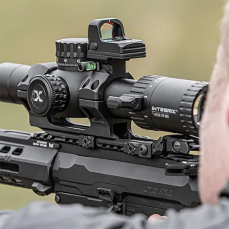 Obejma do montażu Accu-Sync Leapers 34 mm z poziomiczką i montażem MRDS