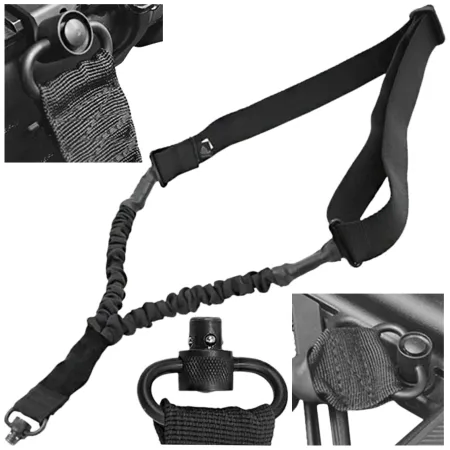 Pas taktyczny do broni Leapers QD Sling Swivel Single Point Bungee Sling