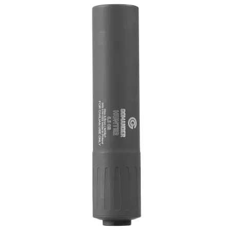 Tłumik do broni myśliwskiej Gomander Hunter M15X1 42 mm 6.5 OB nasuwany na lufę aluminium czarny