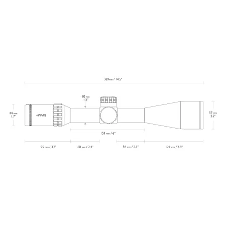 Luneta celownicza Hawke Frontier 30 4-24x50 SF IR LR Dot 16x