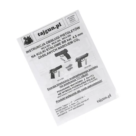 Pistolet wiatrówka Wingun WC4-304 B 4,5 mm BB CO2