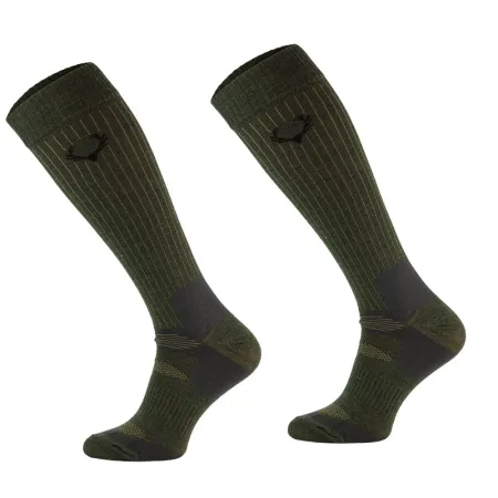 Skarpety Comodo Hunting Merino wool długie khaki