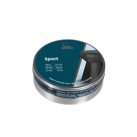 Śrut diabolo H&N Sport Glatt 5,5 mm 250 szt.