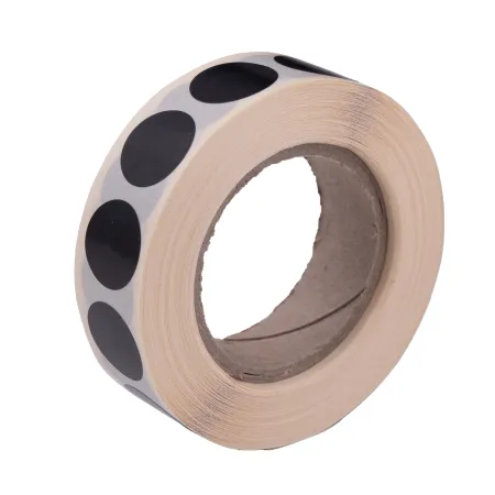 Zaklejki do tarcz 16 mm rolka 1000 szt. czarne