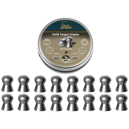 Śrut diabolo H&N Field Target Trophy 4,5mm 500szt.