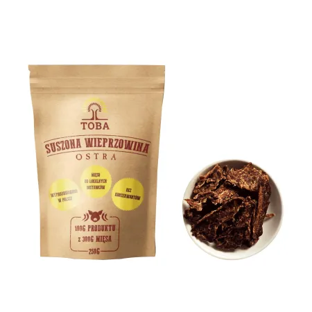 Wieprzowina suszona Toba ostra 250 g