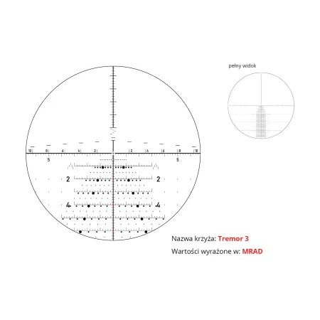 Luneta celownicza Vortex Razor II HD 4,5-27x56 FFP 34 mm EBR-7/H59/Tremor 3