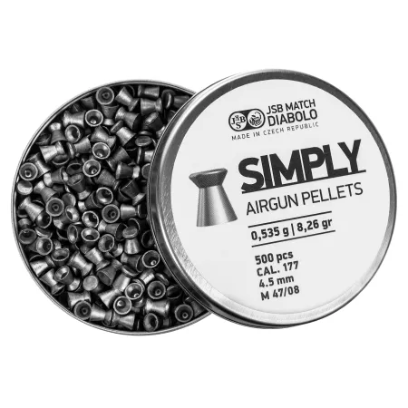 Śrut diabolo JSB Simply 4,5 mm 500 szt. 0,535 g