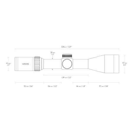 Luneta celownicza Hawke Vantage 30 WA 2.5-10x50 IR L4A Dot