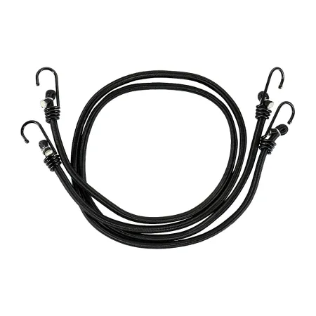 Sznur M-Tac Elastyczny Z Haczykami Black (2 szt.)
