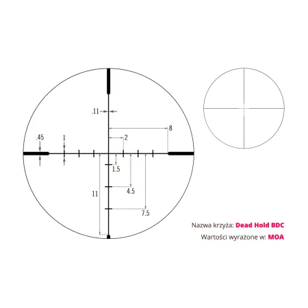 Luneta celownicza Vortex Crossfire II 4-16x50 30 mm AO BDC