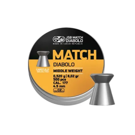 Śrut diabolo JSB Match Middle 4,50 mm 500 szt.