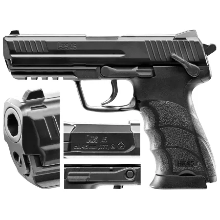 Pistolet wiatrówka H&K Heckler&Koch HK45 4,5 mm BB CO2