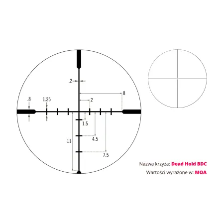 Luneta celownicza Vortex Diamondback 3-9x40 1'' BDC/V-Plex