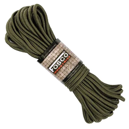Sznur Fosco 5 mm 15 m oliwkowy