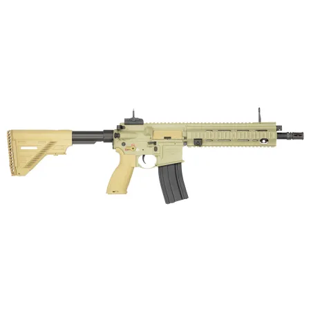 Replika karabinek ASG H&K Heckler&Koch HK416 A5 Sportsline 6 mm full-auto piaskowy