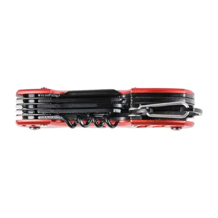 Multitool Foxter narzędzie wielofunkcyjne survival 13w1 czerwony