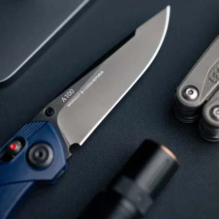Nóż składany ANV Knives A100 ANVA100-005 niebieski