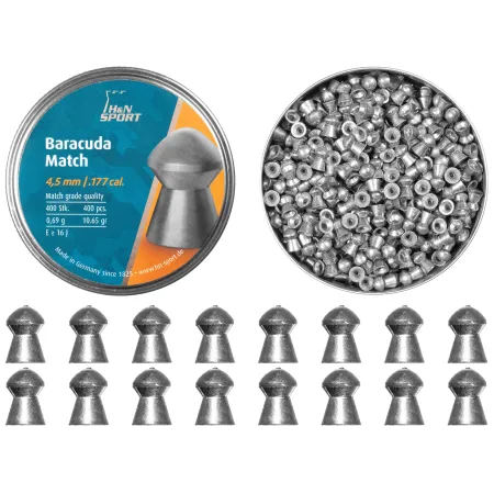 Śrut diabolo H&N Baracuda Match 4,52 mm 400 szt.