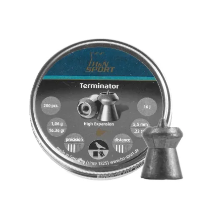 Śrut diabolo H&N Terminator 5,5 mm 200 szt.