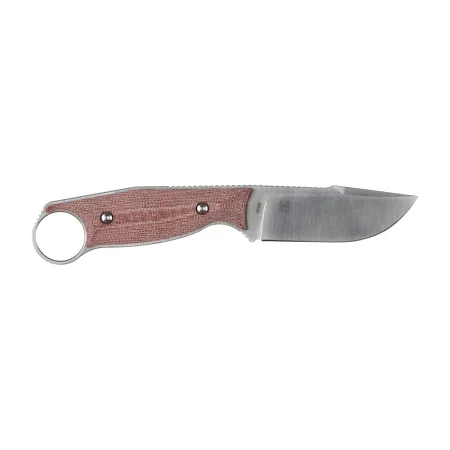 Nóż Real Steel Furrier burgundowy, stała klinga