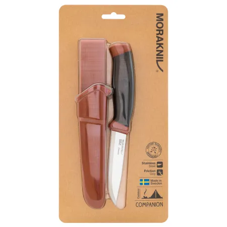 Nóż Morakniv Companion czerwony stal nierdzewna