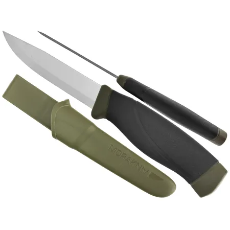 Nóż Morakniv Companion MG Heavy Duty oliwkowy stal węglowa