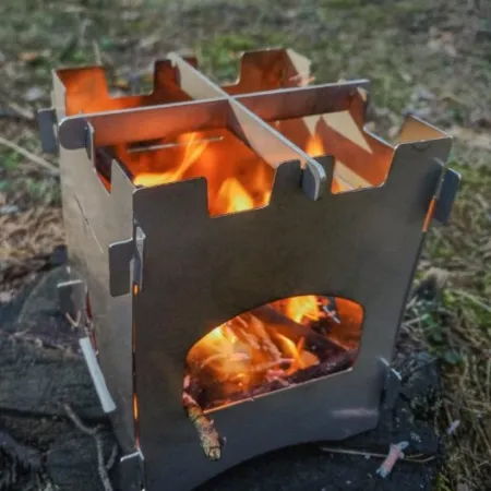 Kuchenka Piran składane SCOUT + zestaw z rusztem i paliwem
