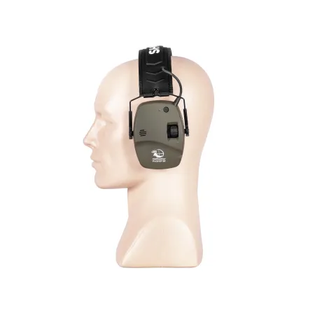 Ochronniki słuchu aktywne RealHunter Active ProSHOT BT oliwkowe
