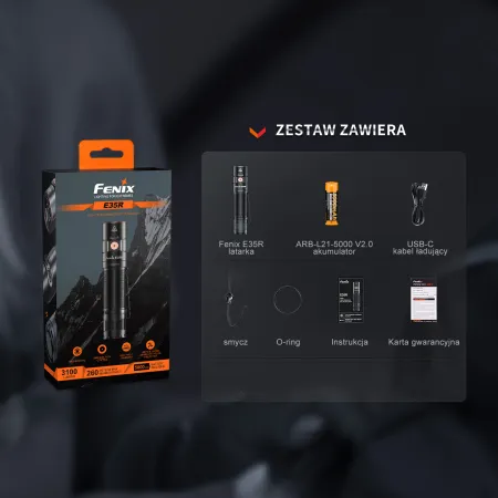 Latarka LED Fenix E35R