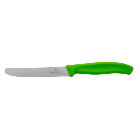 Nóż do pomidorów Victorinox 6.7836.L114 ząbkowany, zielony, zaokrąglona końcówka