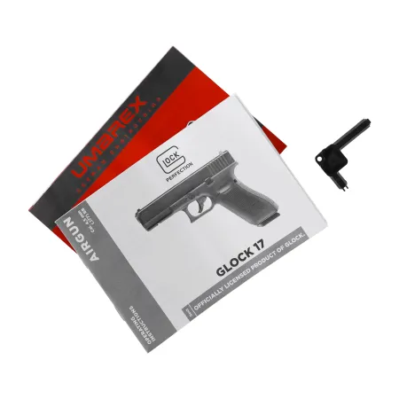 Pistolet wiatrówka Glock 17 gen 5. 4,5 mm zielony