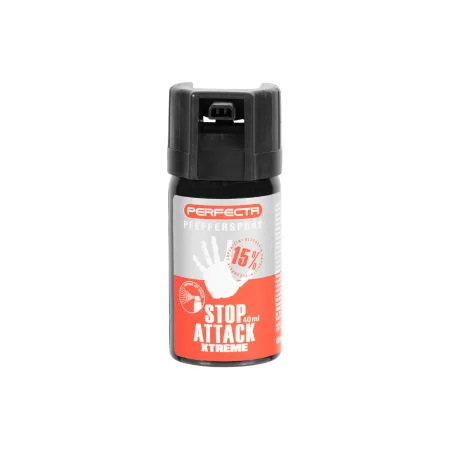 Gaz pieprzowy Perfecta Stop Attack Xtreme stożek 40 ml