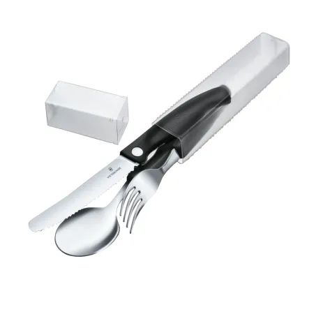 Zestaw sztućców Victorinox 6.7192.F3 (nóż składany, widelec, łyżka) czarny