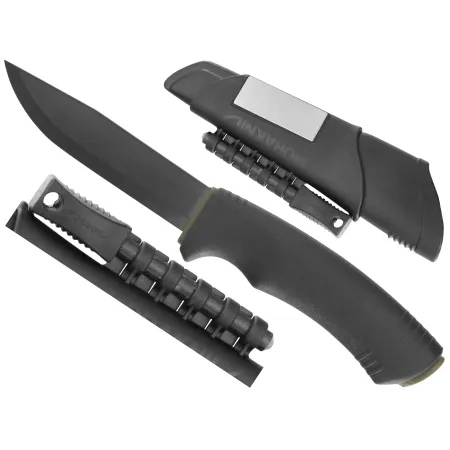 Nóż Morakniv Bushcraft Survival czarny stal węglowa