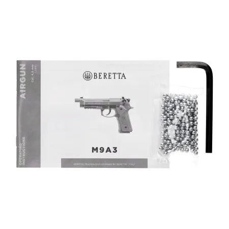 Pistolet wiatrówka Beretta M9A3 FM 4,5 mm inox CO2