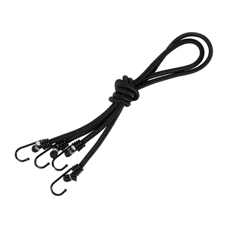 Sznur M-Tac Elastyczny Z Haczykami Black (2 szt.)
