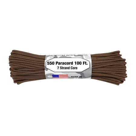 Paracord Atwood Rope MFG 550-7 4 mm 30,48 m  brązowy