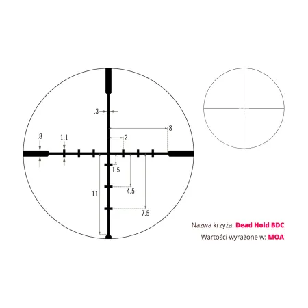 Luneta celownicza Vortex Crossfire II 3-9x40 1'' BDC/V-plex