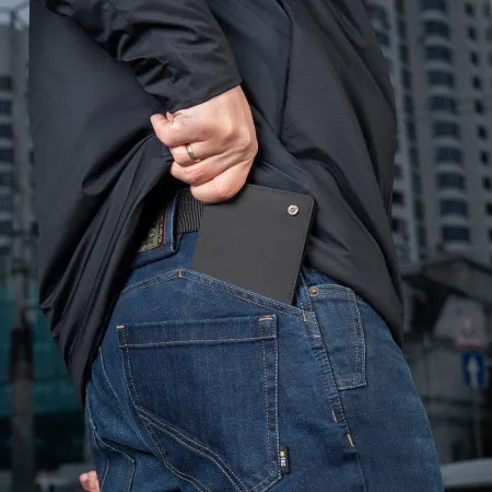 Portfel M-Tac Slim Elite czarny