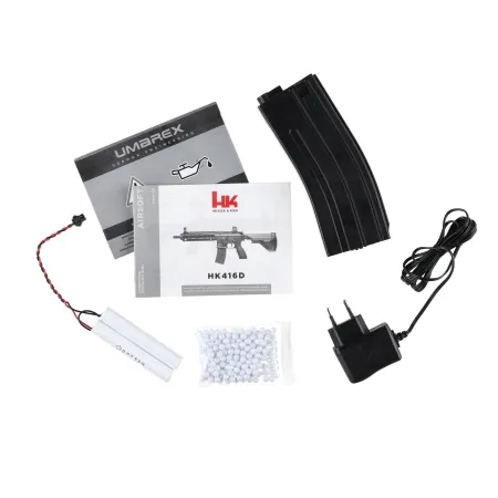 Replika karabinek ASG H&K Heckler&Koch HK416D AEG 6 mm elektryczna