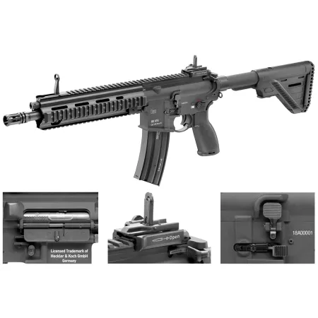 Replika karabinek ASG H&K Heckler&Koch HK416 A5 6 mm czarny
