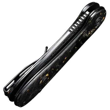 Nóż składany Civivi Elementum C907C-DS1 shredded carbon fiber / golden  black